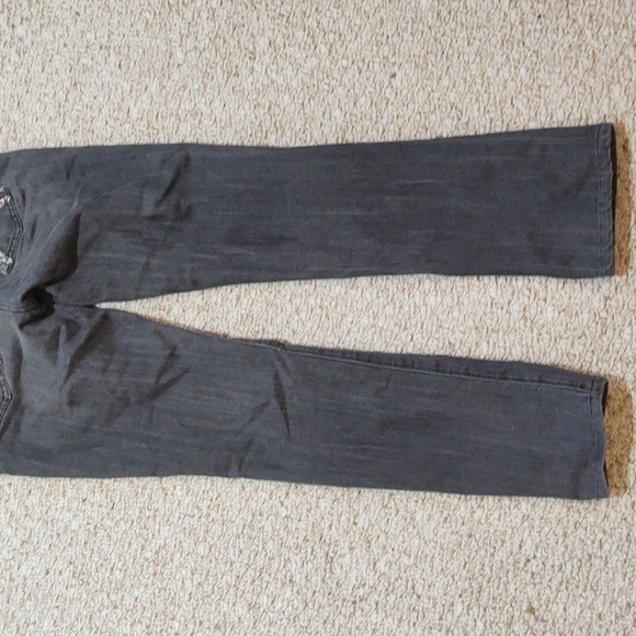Seven7 Grey Wash Skinny Jeans with Embroidered Pockets Sz 2 - Picture 8 of 10